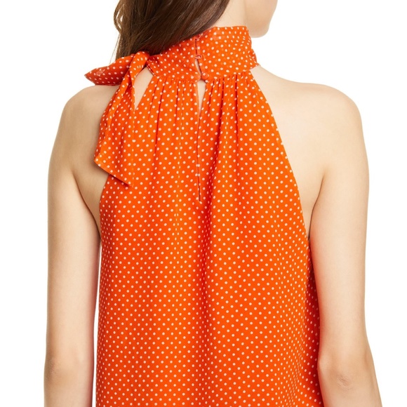 ✨NWT✨ JOIE Dalman Neck Tie Halter Blouse MED - Picture 2 of 2